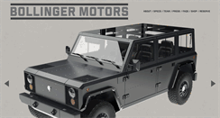 Desktop Screenshot of bollingermotors.com