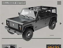 Tablet Screenshot of bollingermotors.com